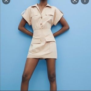 Zara Cargo Romper